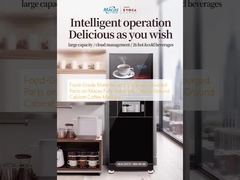 مواد مواد غذایی و قطعات اروپایی در دستگاه قهوه کابینت تازه خرد شده کاملا اتوماتیک ماکاس