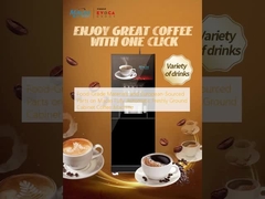 مواد مواد غذایی و قطعات اروپایی در دستگاه قهوه کابینت تازه خرد شده کاملا اتوماتیک ماکاس