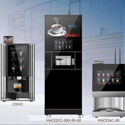 خرید فولاد ضد زنگ 304 خود خدمت کف ایستاده دستگاه قهوه 220V 50Hz ساخت آنلاین