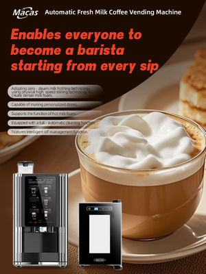 خرید Factory Commercial Bean to Cup Fresh Milk Espresso Coffee Machine suits in HoReCa ساخت آنلاین