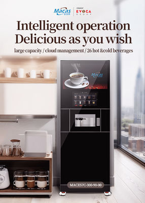قیمت خوب Intelligent Feeding Floor Standing Coffee Machine Macas Commercial Fully Automatic Freshly Ground Cabinet Coffee Machine آنلاین