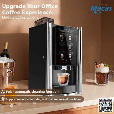 قیمت خوب Commercial Bean To Cup Coffee Vending Machine with 15.6inch Touch Screen Hot drinks آنلاین